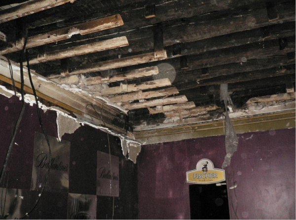 Reprise de plancher suite incendie